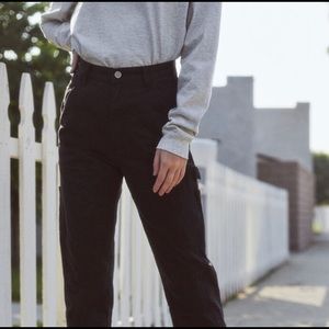 John Galt black Jane cargo pant